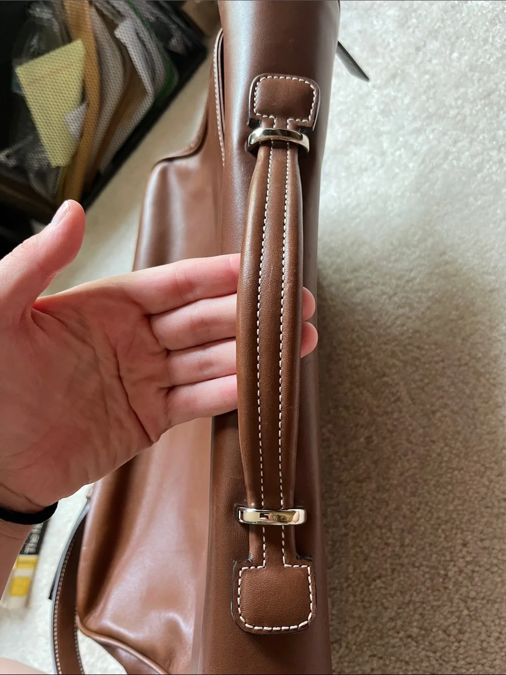 Coach Leather Messenger Briefcase